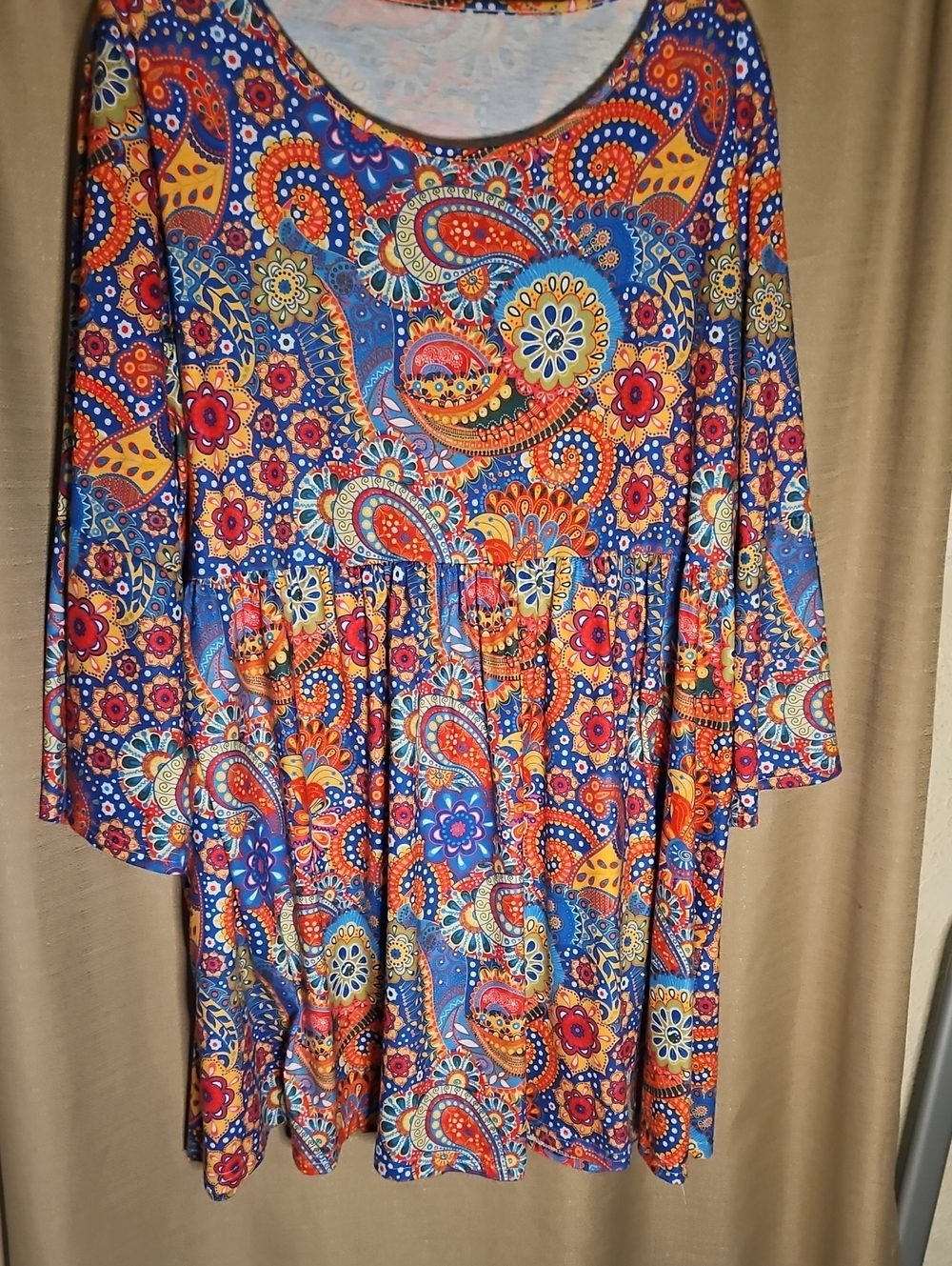 EUC Paisley Prairie Dress